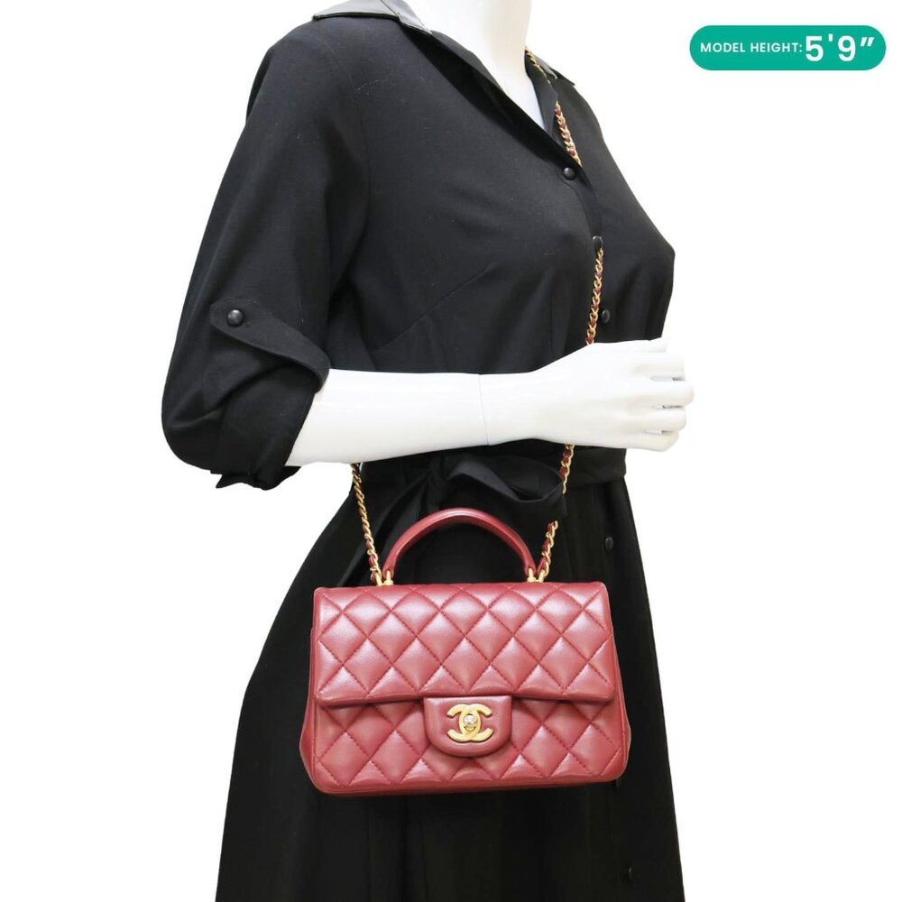 Chanel Classic Rectangular Flap Mini Quilted Leat… - image 2